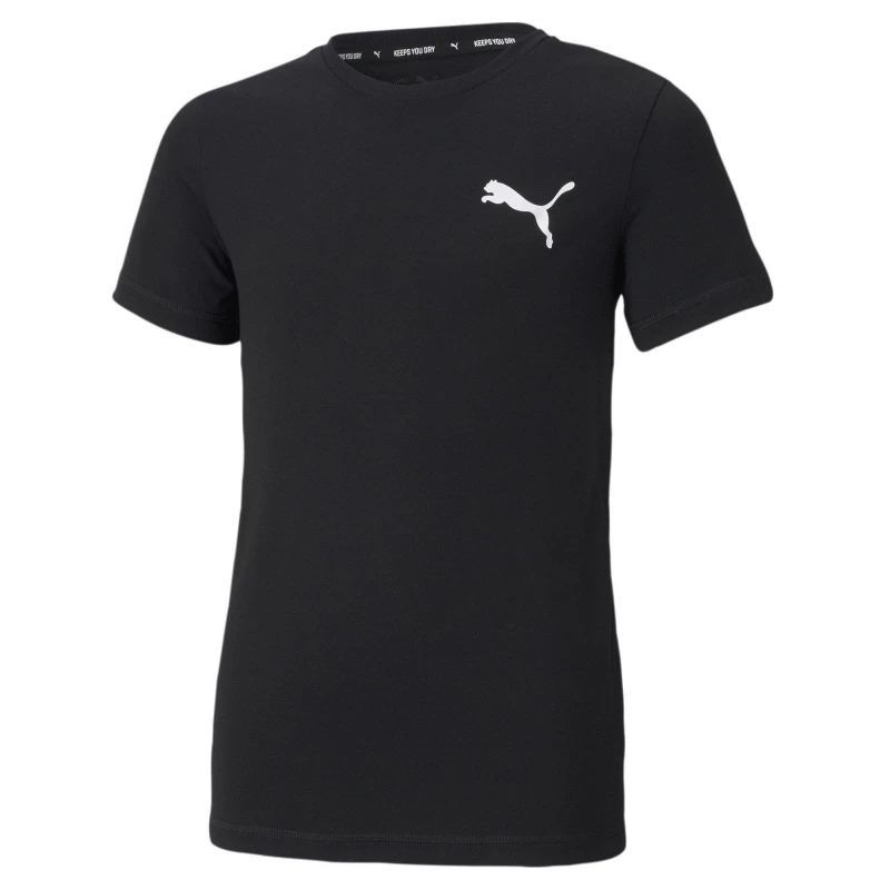 Image of Puma Active Small Logo T-Shirt - Black 2 - 3 Years