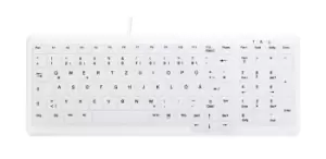 image of CHERRY AK-C7000 keyboard USB QWERTZ German White