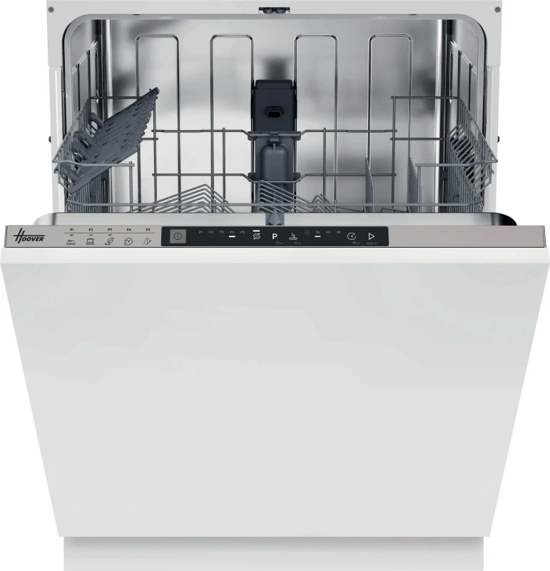 Image of HOOVER H-Dish 300 Lite HIP 3C7E0S-80 Fully Integrated Dishwasher, Silver/Grey 8059019112817