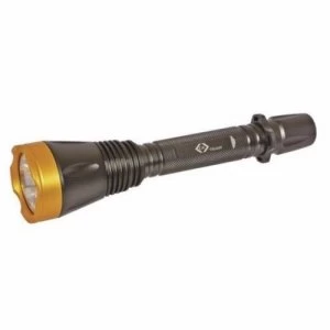 image of C.K Tools Rechargeable 400 Lumen Bright IP64 Rated Large LED Hand Torch Flashlight