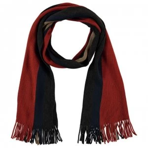 Image of Howick Sc Wide Stripe Rasch Burnt Orange - Burnt Orange