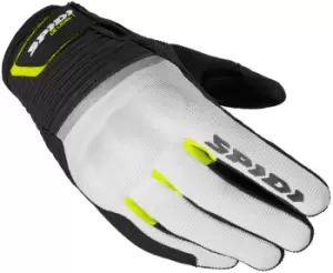 image of Spidi Flash Women Motorcycle Gloves, black-white, Size L, black-white, Size L for Women