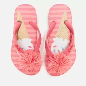 image of Joules Kids Lightweight Summer Sandals - Ice Cream Stripe - UK 1 Kids