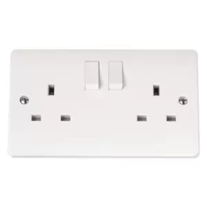 Image of Mode 13A 2 Gang DP Switched Socket - CMA036 - 216757