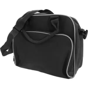 Image of Bagbase Compact Junior Dance Messenger Bag (15 Litres) (One Size) (Black/White) - Black/White
