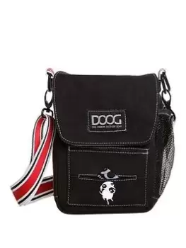 image of Doog Dog Walking Shoudler Bag- Black