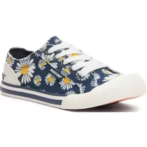 Image of Rocket Dog Womens Jazzin Homer Daisy Lace Up Plimsolls UK Size 8 (EU 41)