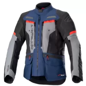 Image of Alpinestars Bogota Pro Drystar Jacket Dark Blue Black Bright Red 2XL