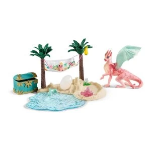 Image of SCHLEICH Bayala Dragon Island with Treasure Toy Playset