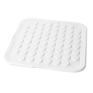 image of Addis Kitchen Sense Drying Mat, Non-Slip, White