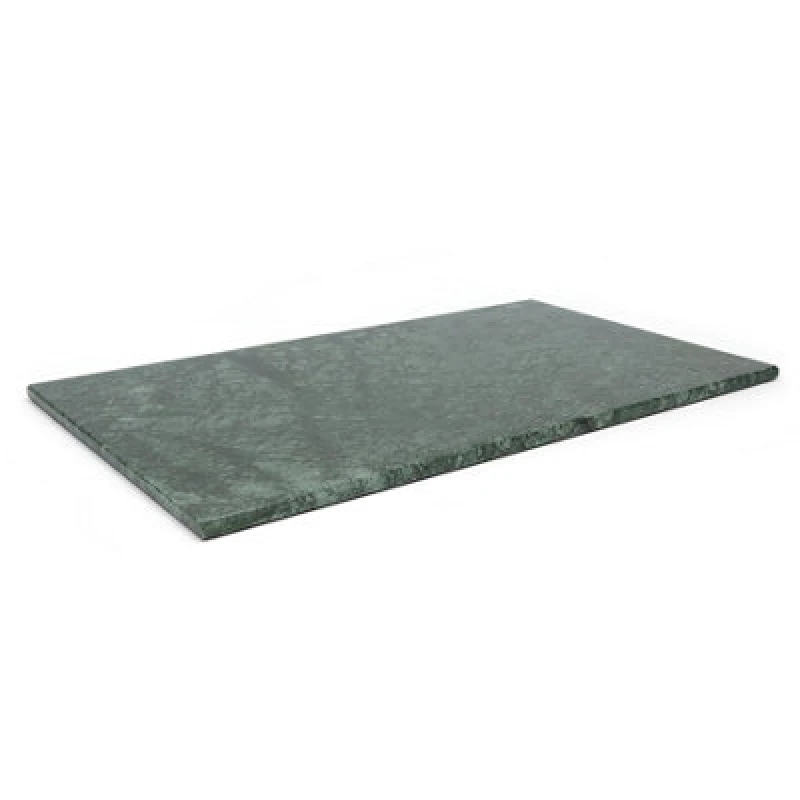 Image of Argon Tableware Green Marble Serving Board - 53 X 32Cm Non-Slip Stone Cutting Board Kitchen Worktop Protector Food Prep Platter
