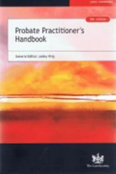 Image of Probate Practitioners Handbook by L. C King and Law Society Paperback