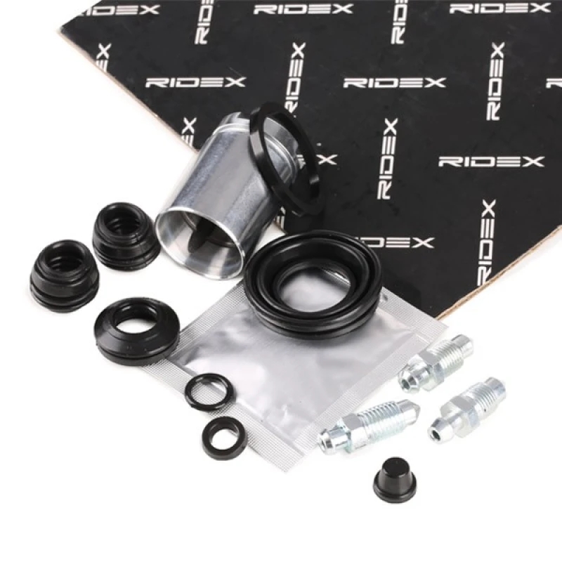 Image of RIDEX 405R0184 Brake Caliper Repair Kit for reverse camera, Rear Axle Repair Kit,brake caliper (405)