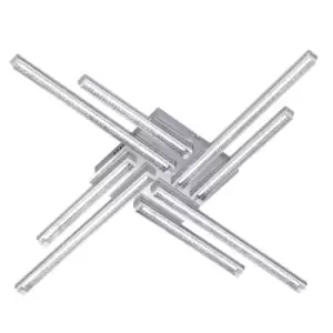 Image of Wofi Sorel LED Ceiling Lamp - Chrome