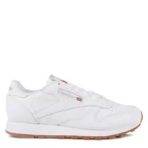 image of Reebok Classic Leather Womens Trainers - White