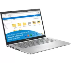 Image of ASUS VivoBook X415EA 14" Laptop - Intel Pentium Gold, 128GB SSD, Silver/Grey