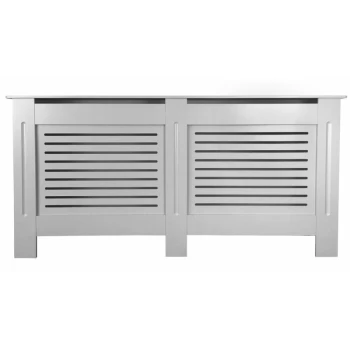 image of Jack Stonehouse - Horizontal Grill French Grey Painted Radiator Cover - Extra Large - Grey