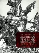 Image of treasury of american pen and ink illustration 1881 1938