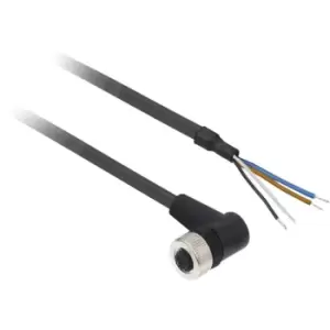 Image of XZCP1241L10, M12 Female Angled 10M