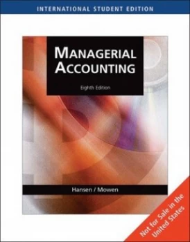 Image of Managerial Accounting by Don Hansen Paperback