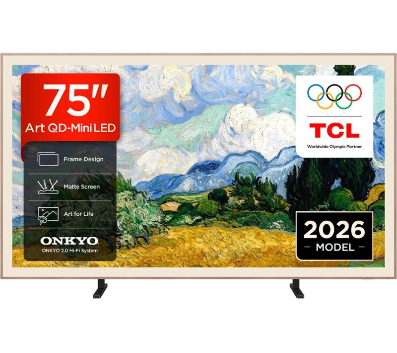 Image of 75" TCL NXTVISION A400 Pro QLED 4K HDR Smart Google TV - 75A400 PRO-UK, Black 5901292530648
