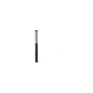 Image of Faro Logar-2 - LED Outdoor Tall Bollard Light Dark Grey IP54