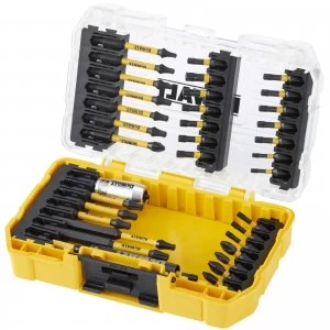 Image of DEWALT 37 Piece FlexTorq Impact Screwdriver Bit Set in ToughCase
