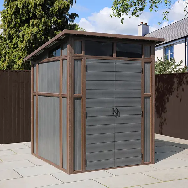 image of 7a x 7a Mercia Premium Composite Pent Shed (2.03m x 2.08m)