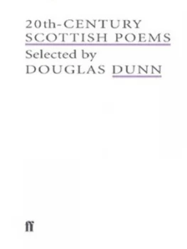 Image of 20th-Century Scottish Poems by Douglas Dunn Book