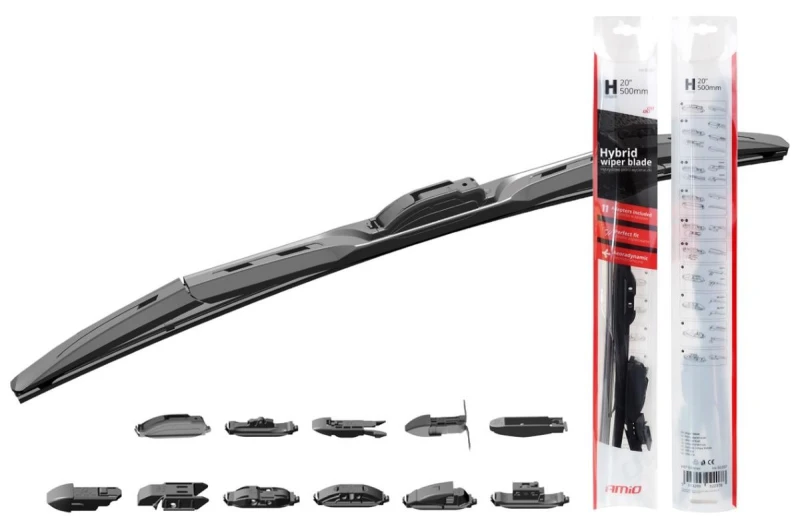 Image of AMiO 02203 Wiper blade Vehicle Windscreen, Hybrid Wiper Blade Wiper Blade (298)