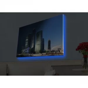 Image of 4570HDACT-023 Multicolor Decorative LED Lighted Canvas Painting