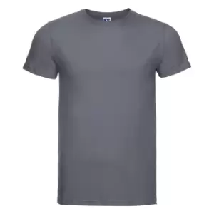 Image of Russell Mens Slim Short Sleeve T-Shirt (XL) (White)