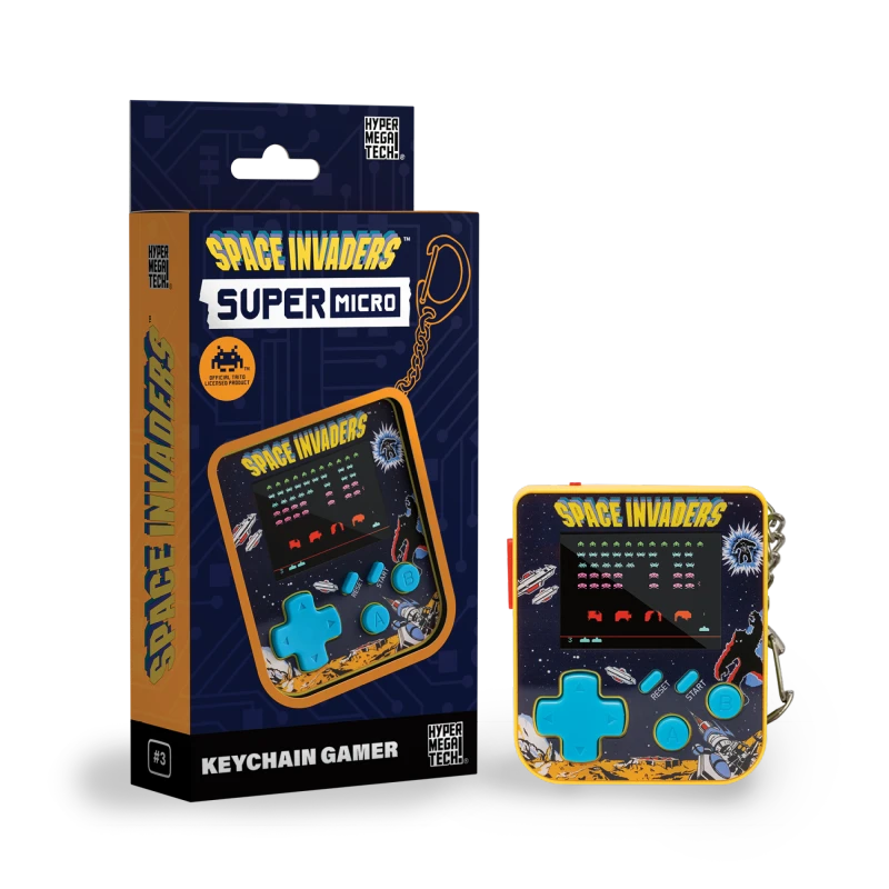 Image of Super Micro - Space Invaders Keychain Gamer Video Games