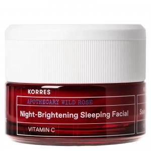 Korres Wild Rose Night-Brightening Sleeping Facial Cream 40ml