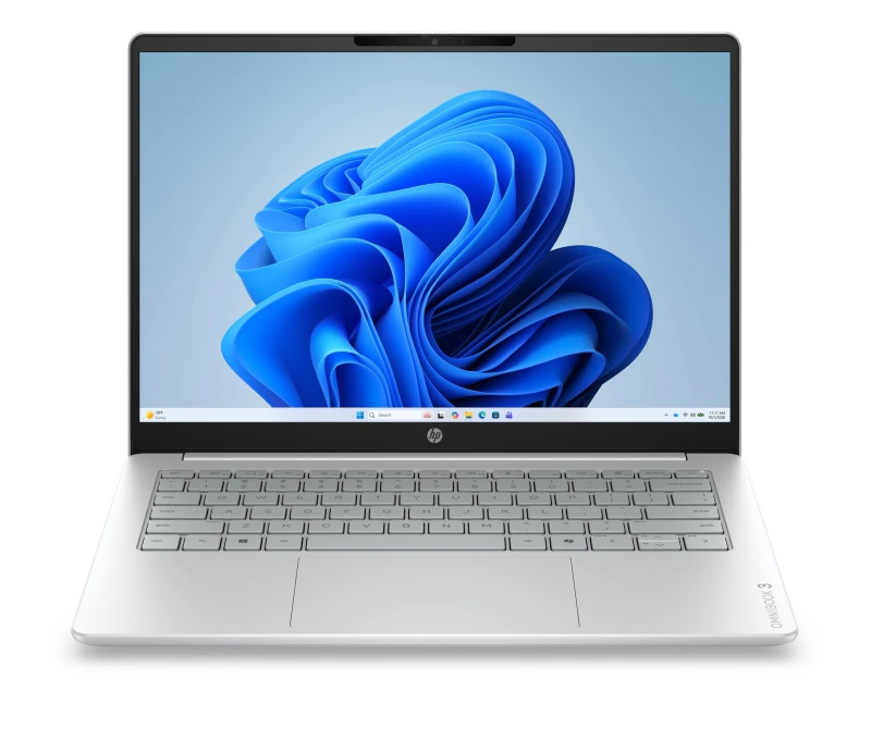 Image of HP DQ7N7EA laptop Intel Core 5 35.6cm (14") 2K 8GB DDR5-SDRAM 512GB SSD WiFi 6 (802.11ax) Windows 11 Home AI PC Grey, Silver DQ7N7EA