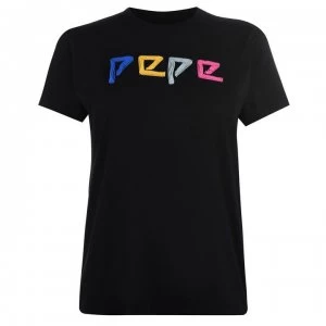 Image of Pepe Jeans Elia T Shirt - Black