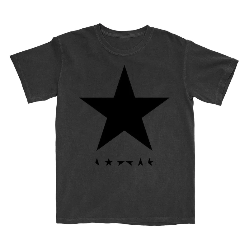 Image of David Bowie David Bowie Men Blackstar T-Shirt in Grey Size: X-Large Grey XL Male 5063238507340