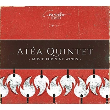 Image of Alwyn & Mozart - Atéa Quintet: Music for Nine Winds CD