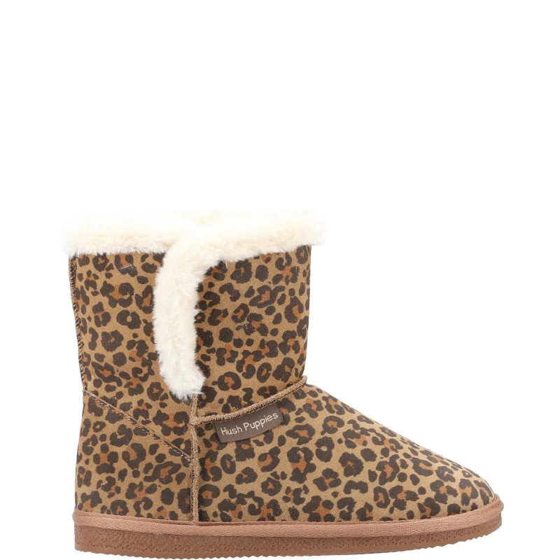 Image of Hush Puppies 'Ashleigh' Classic Slippers Light Brown