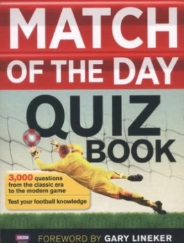 Image of Match of the Day Quiz Book by Gary Lineker Paperback