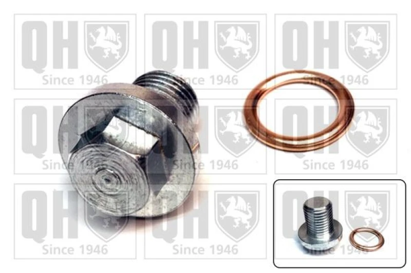 Image of QUINTON HAZELL Oil sump plug QUINTON HAZELL QOC1025