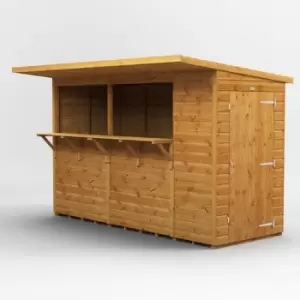 image of 10x4 Power Pub Shed - Brown