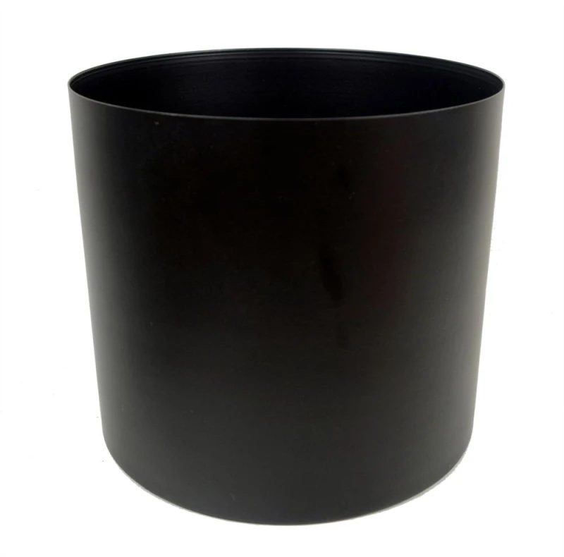 Image of Unbranded Black Metal Leaf Planter - 20 x 18cm Rustic Finish Handmade - Perfect for Indoor Plants