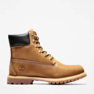 Image of Womens Timberland Premium 6" Waterproof Boots In Brown, Size 9