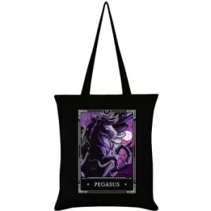 image of Deadly Tarot - Legends The Pegasus Tote Bag (One Size) (Black/Violet)