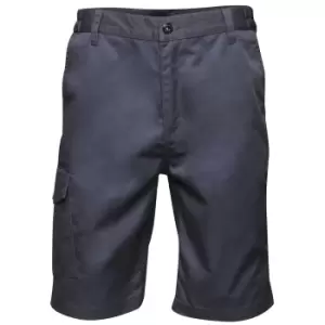 Image of Regatta Mens Pro Water Repellent Workwear Cargo Shorts Waist- 30' (76.2cm)