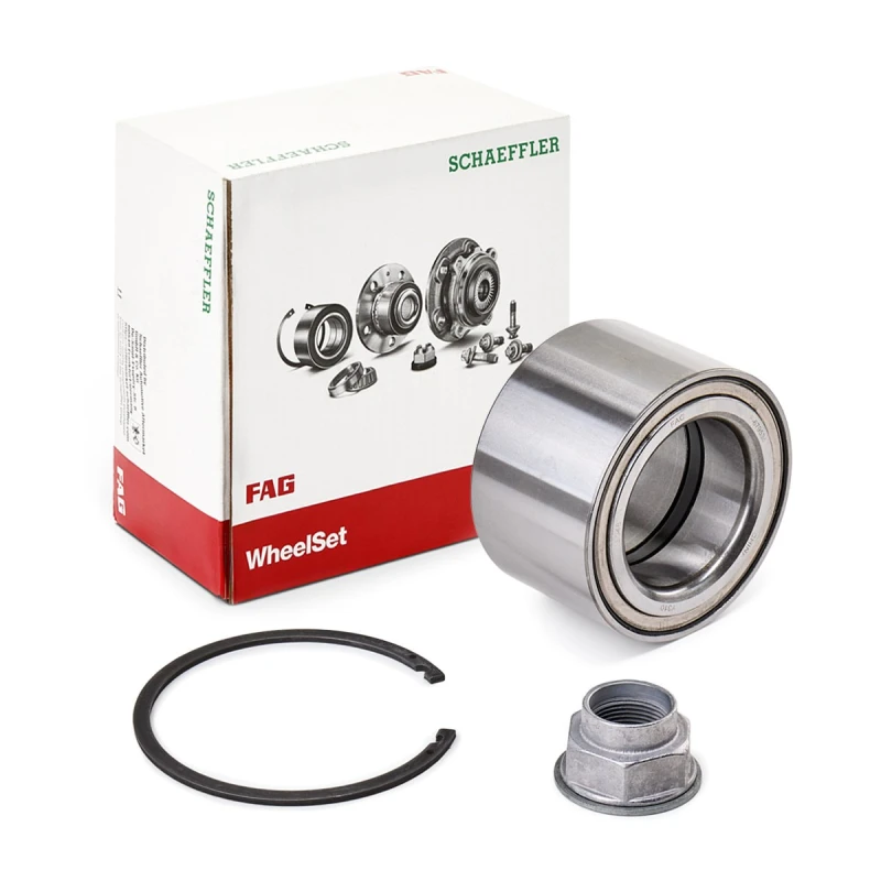 Image of FAG 713 6450 40 Wheel bearing kit Photo corresponds to scope of supply, with ABS sensor ring Wheel Bearing Kit (654)