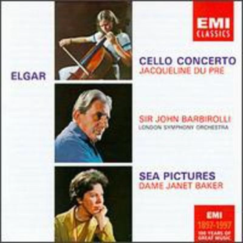 Image of RecordCityJP CD SIR EDWARD ELGAR - Con Vc/Sea Piconures 724355621924 EMI Classics 1997 Holland Classical Used