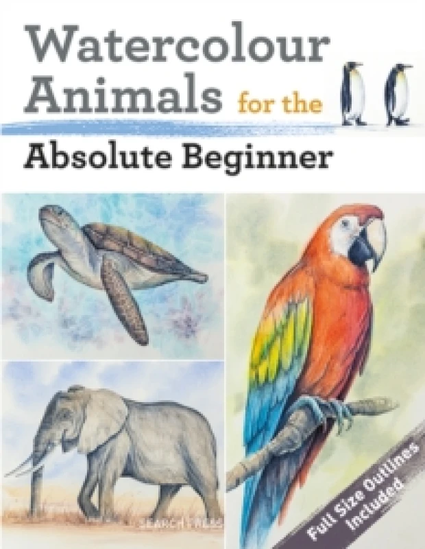 Image of Watercolour Animals for the Absolute Beginner Paperback / softback