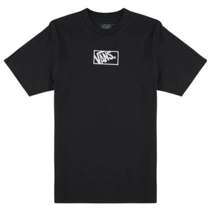 Image of Vans BLOCKED BOX SS TEE boys's Children's T shirt in Black